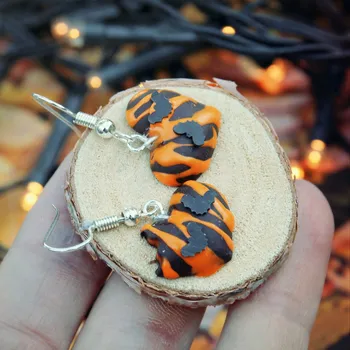 Náušnice Prosperk Náušnice srdíčka pralinky Halloween