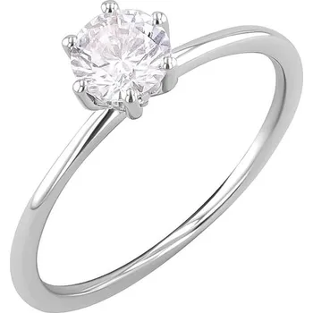 Prsten Zdobený zásnubní prsten s lab-grown diamanty Donia