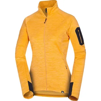 Dámská mikina Dámská fleecová mikina Northfinder Bertha Yellow Melange Velikost: XXL