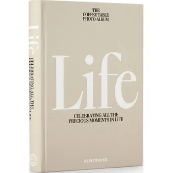 Fotoalbum Printworks, Fotoalbum The Coffee Table Life béžové - Formadore