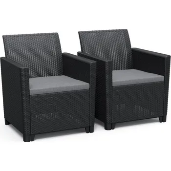 Zahradní křeslo Claire duo Grafit