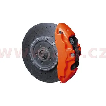 Autolak FOLIATEC dvousložková barva na brzdové třmeny NEONOVÁ ORANŽOVÁ (sada k aplikaci)