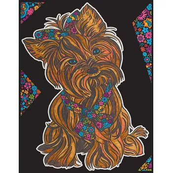 RC model ostatní Colorvelvet Sametový obrázek Yorkshire 47x35cm