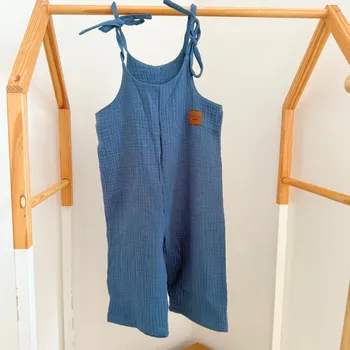 Kojenecký overall Mušelínový overal letní / modrý Velikost: 80/86