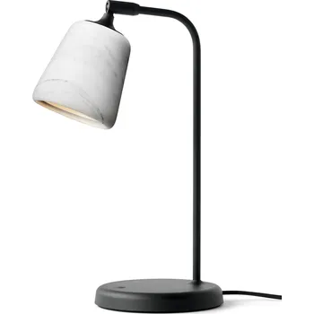 Lampička New Works, Stolní lampa Material 45 cm, bílá, mramorová - Formadore