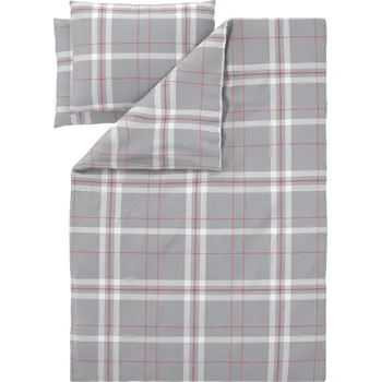 Povlečení LIVARNO® Fleecové ložní povlečení kostka 220 x 240, 70 x 90 cm zipový uzávěr