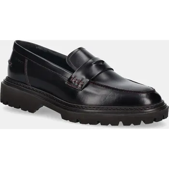 Dámské mokasíny Kožené mokasíny Gant Ivyhill dámské, hnědá barva, na plochém podpatku, 31531117 89X, EUR 38