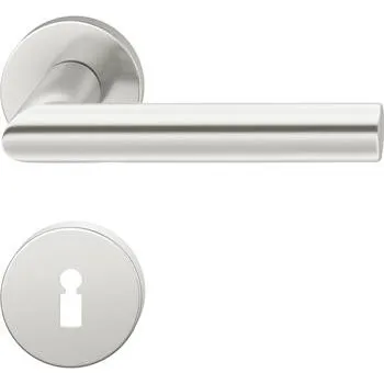 Stavební výplň FSB dveřní kování 12 1076 ASL, klika-klika, rozeta, OB, stříbrný elox