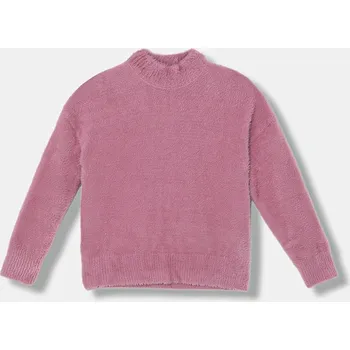 Dívčí svetr Dětský svetr United Colors of Benetton 19BAC200I.G.Season.9BYA růžová 42X, vel. 160