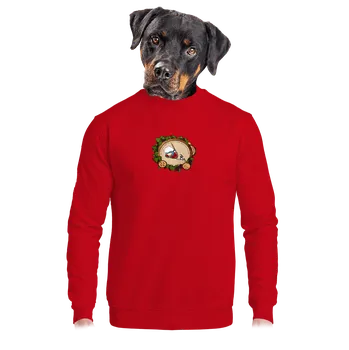 Pánská mikina Bastard Vinný horoskop: Vodnář unisex mikina bez kapuce Red