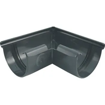 okap Vnější roh žlabu okapu RG 75 mm, antracit, plast, Marley 805566