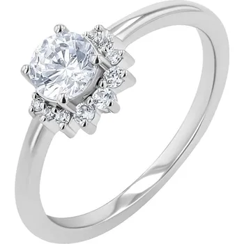 Prsten Half halo prsten s lab-grown diamanty Sonnie