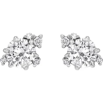 Náušnice Cluster náušnice s lab-grown diamanty Alary