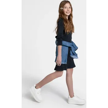 Dětská móda Dívčí šaty Coccodrillo WC5129101DGJ šedá 09X, vel. 140