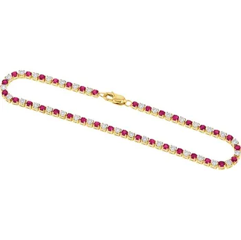 Náramek Tenisový náramek s rubíny a diamanty Kendrick