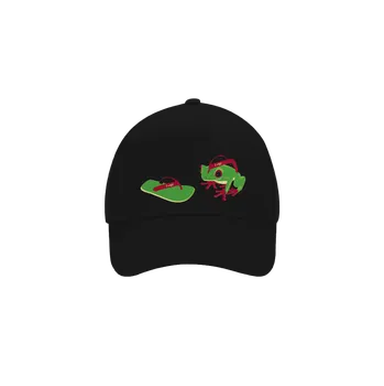 Kšiltovka Bastard Žabka kšiltovka baseballka Black