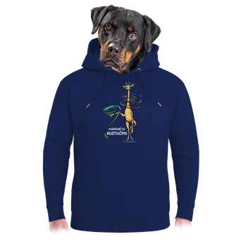 Pánská mikina Bastard Roztočíme to unisex mikina premium Navy