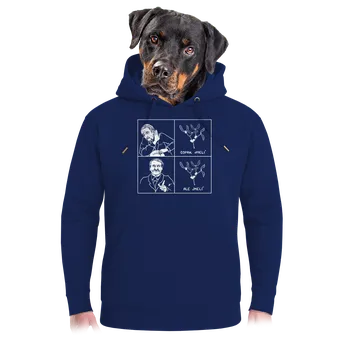 Pánská mikina Bastard Cimrman: Copak jmelí unisex mikina premium Navy