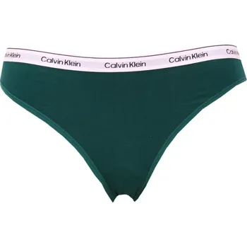 Souprava dámského spodního prádla Dámské klasické kalhotky Calvin Klein Modern Logo QD5207 mechová velikost L-42/44