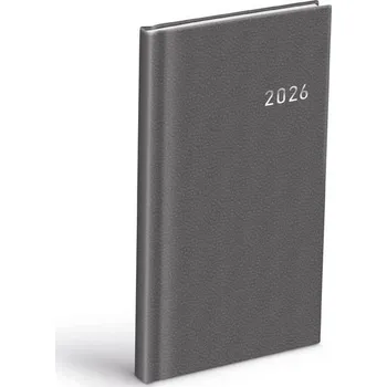 Diář Diář 2026 T806 PVC dark gray 90x170mm