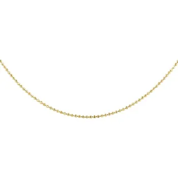 Řetízek Kuličkový řetízek 45 cm z 14k zlata