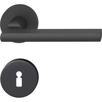 Stavební výplň FSB dveřní kování 12 1035 ASL, klika-klika, rozeta, OB, černá mat