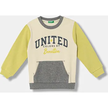 Chlapecká mikina Dětská mikina United Colors of Benetton více barev, vzorovaná, 3EB5G10KS 3EB5G10KS.P.Seasonal vícebarevná MLC, vel. 116