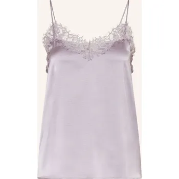 Boss Dámský Saténový Top Ilessy S Krajkou, světle fialová, 34