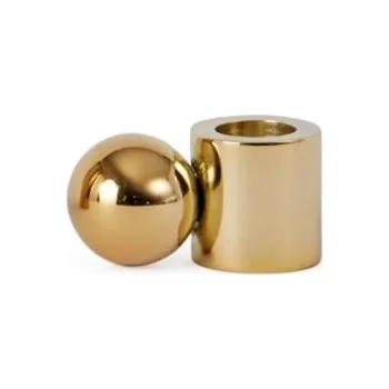 Svícen OYOY, Svícen Palloa, na klasickou svíčku, mosaz, 2 cm - Formadore