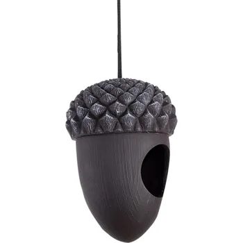 Krmítko pro ptáka Esschert Design Krmítko pro ptáky ŽALUD hnědé