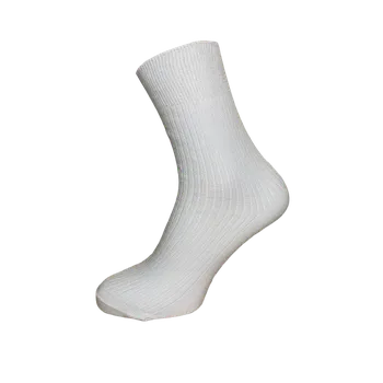 Pánské ponožky Zdeněk BARTES (Třebíč) Ponožky ze 100% bavlny - citlivý svěr lemu Barva: Bílá, Velikost: 26-27 (39-41)