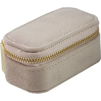 Šperkovnice Malá béžová cestovní šperkovnice Safey