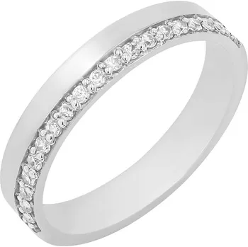 Prsten Zlatý eternity prsten s lab-grown diamanty Heavana