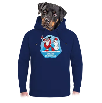 Pánská mikina Bastard Chlast Christmas unisex mikina premium Navy