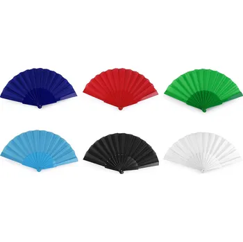 Vějíř textilní k dotvoření mix č. 2 12 ks