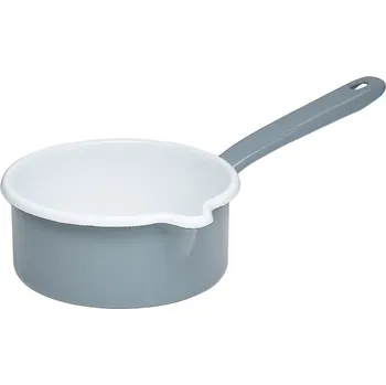 Hrnec RIESS Rendlík s výlevkou a rukojetí 14 cm 0,75 l, šedý