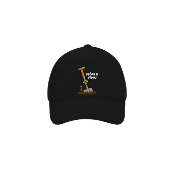 Kšiltovka Bastard Občas si rýpnu kšiltovka baseballka Black