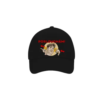 Kšiltovka Bastard Jedním uchem tam kšiltovka baseballka Black