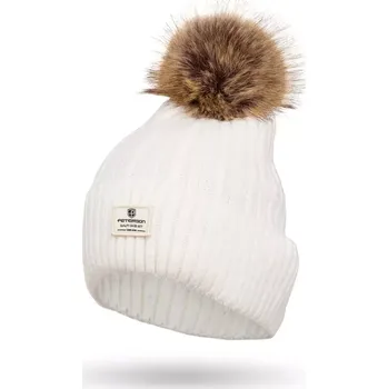 Čepice eplá dámská čepice s angorskou směsí PETERSON PTN HAT-07 Bílá