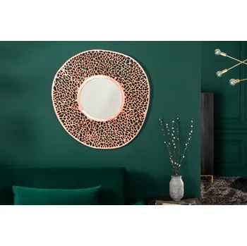 Zrcadlo Nástěnné zrcadlo - Leaf, měděné 112 cm