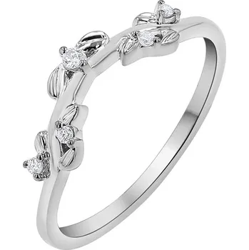 Prsten Vykrojený prsten ve tvaru větvičky s lab-grown diamanty Aiden