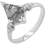 Jedinečný prsten s rutilovým křišťálem Kettil