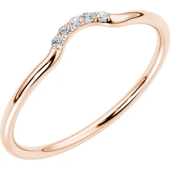 Prsten Vykrojený prsten s lab-grown diamanty Cole