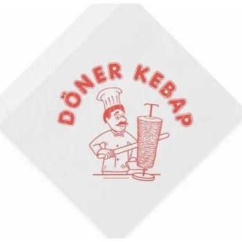 Sáček na potraviny Papírový sáček Kebap 16 x 16 cm [500 ks]