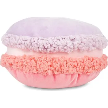 Dekorativní polštářek Dětský polštářek 30 cm Makronka fialová-růžová