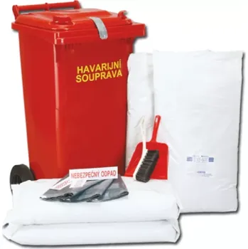Havarijní souprava MOBILNÍ HAVARIJNÍ SOUPRAVA 120 L - UNIVERZALNÍ SORBENTY, TYP 1