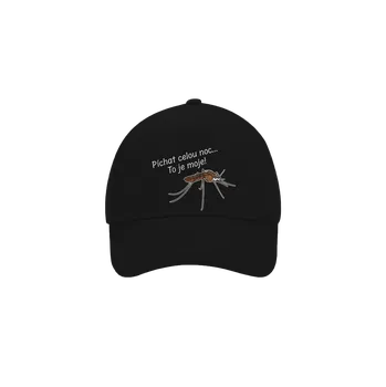 Kšiltovka Bastard Komár s výdrží kšiltovka baseballka Black