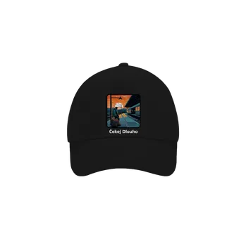 Kšiltovka Bastard Čekej dlouho kšiltovka baseballka Black