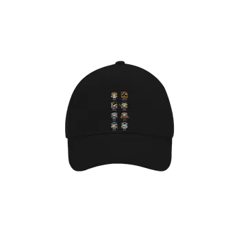 Kšiltovka Bastard Tlupa opic kšiltovka baseballka Black