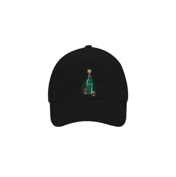 Kšiltovka Bastard Vánoční borovička kšiltovka baseballka Black